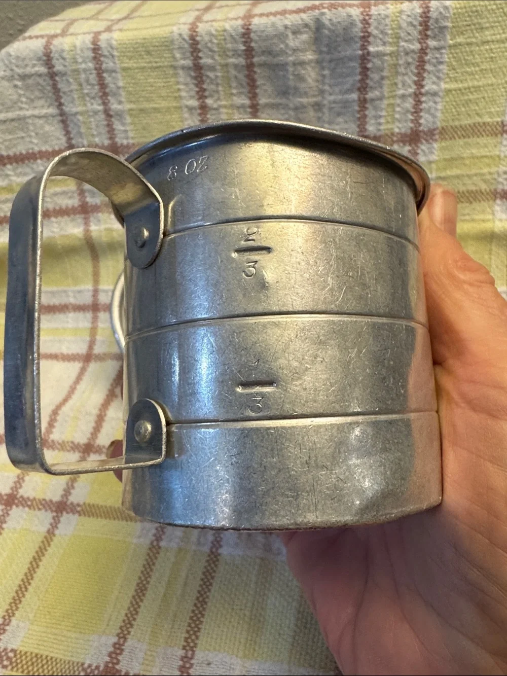 Vintage Metal Measuring Cups